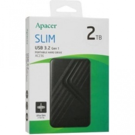 Внешний жесткий диск Apacer AC236 2TB Black (AP2TBAC236B-1) - фото 9