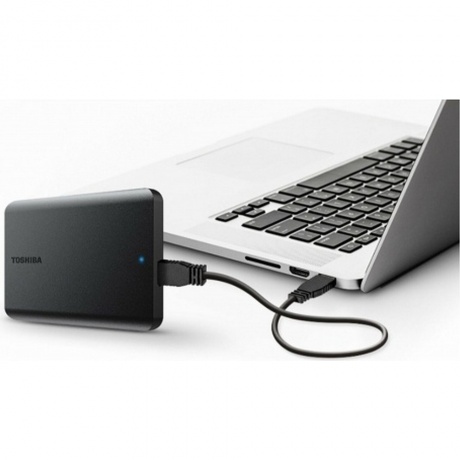 Внешний жесткий диск Toshiba Canvio basics 2TB black (HDTB520EK3AA) - фото 5