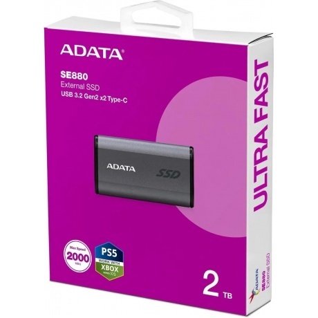Внешний SSD A-Data Elite SE880 (AELI-SE880-2TCGY) - фото 9