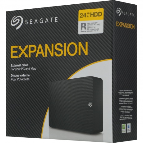 Внешний жесткий диск Seagate Expansion Desktop 24TB (STKP24000400) Black - фото 7