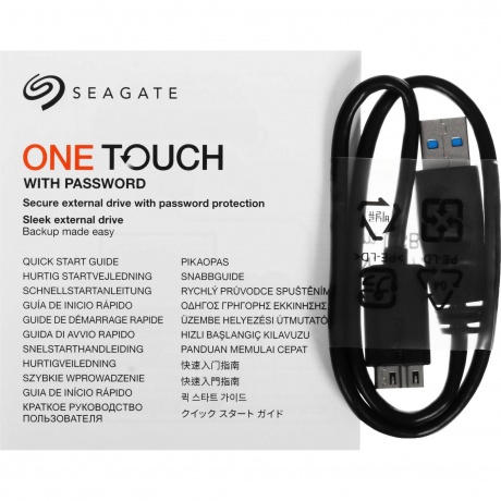 Внешний жесткий диск Seagate One Touch 5TB Black  STKZ5000400 - фото 3