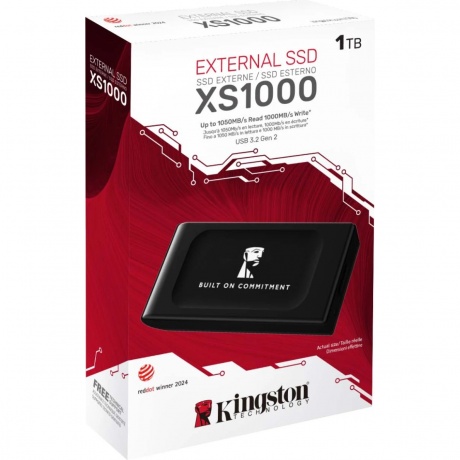 Внешний SSD накопитель Kingston 1TB XS1000 Series SXS1000/1000GA - фото 6