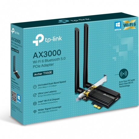 Bluetooth+Wi-Fi адаптер TP-LINK Archer TX50E - фото 2
