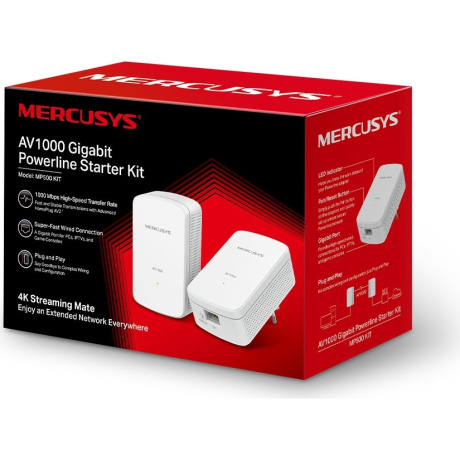 Powerline адаптер Mercusys MP500 KIT - фото 5