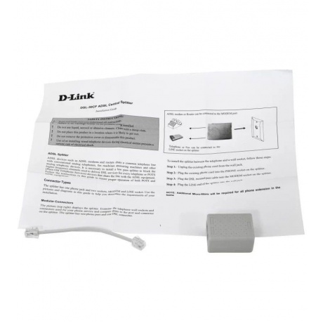 Сплитер D-Link DSL-30CF/RS - фото 5