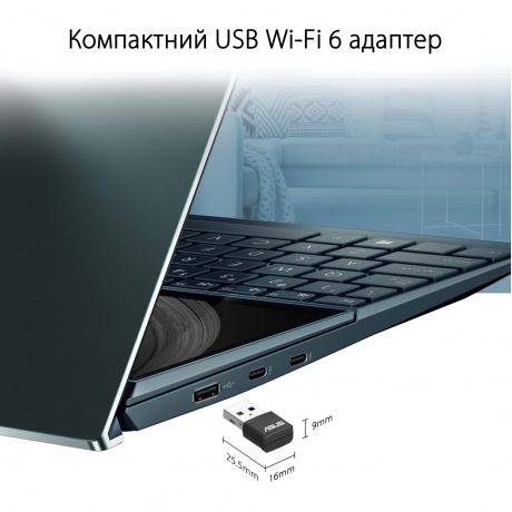 Wif-Fi адаптер ASUS USB-AX55 NANO - фото 7