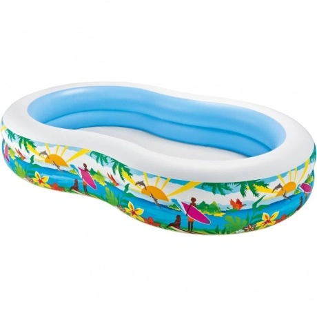 Бассейн надувной INTEX Swim Center Райская Лагуна, 56490, 262х16...