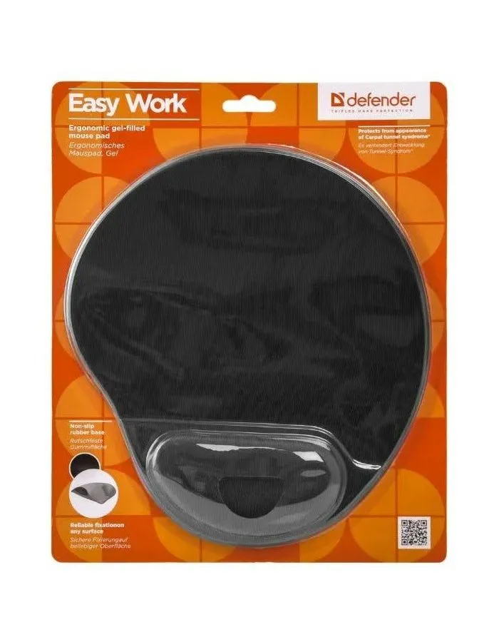 Коврик Defender Easy Work лайкра 260х225х5мм Black (50905) - фото 2