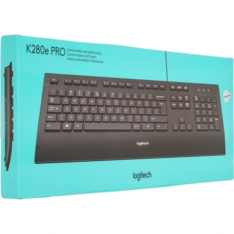 Клавиатура Logitech K280e черный USB - фото 7