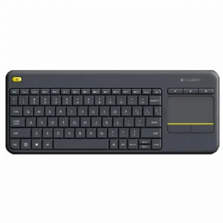 Клавиатура Logitech Wireless Touch Keyboard K400 Plus Black USB