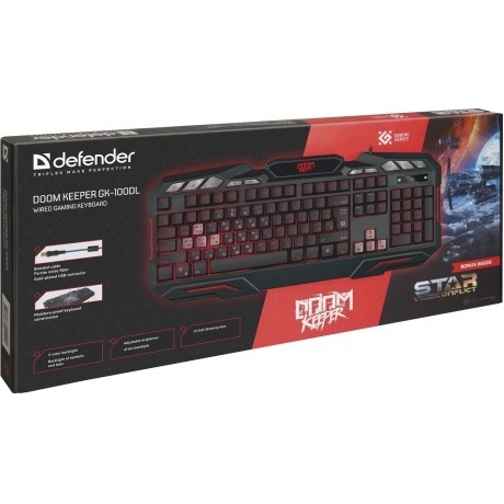 Клавиатура Defender Doom Keeper GK-100DL - фото 5