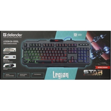Клавиатура Defender Legion GK-010DL - фото 3