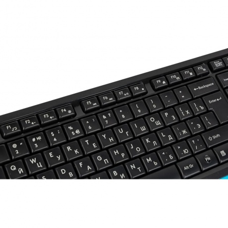 Набор клавиатура+мышь A4Tech Fstyler FG1010 черный/синий - фото 4