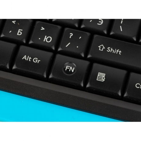 Набор клавиатура+мышь A4Tech Fstyler FG1010 черный/синий - фото 5
