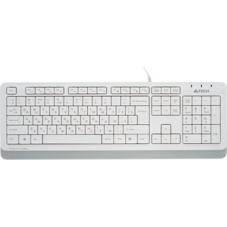 Клавиатура A4Tech Fstyler FK10 белый/серый - фото 1