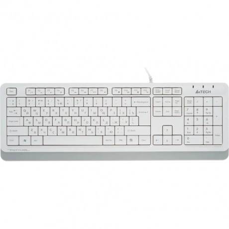 Клавиатура A4Tech Fstyler FK10 белый/серый