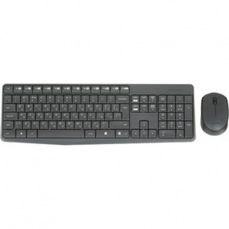 Набор клавиатура+мышь Logitech MK235 серый