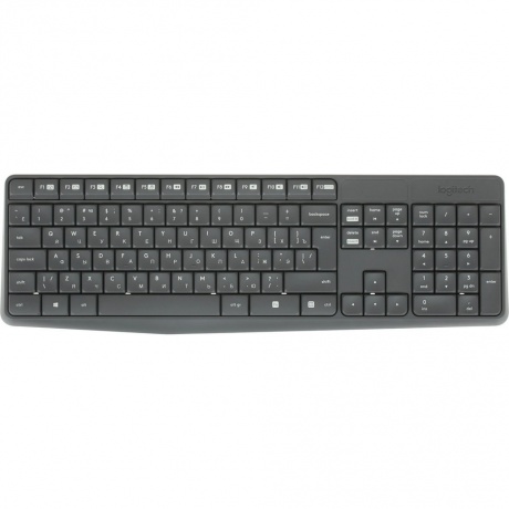 Набор клавиатура+мышь Logitech MK235 серый - фото 2
