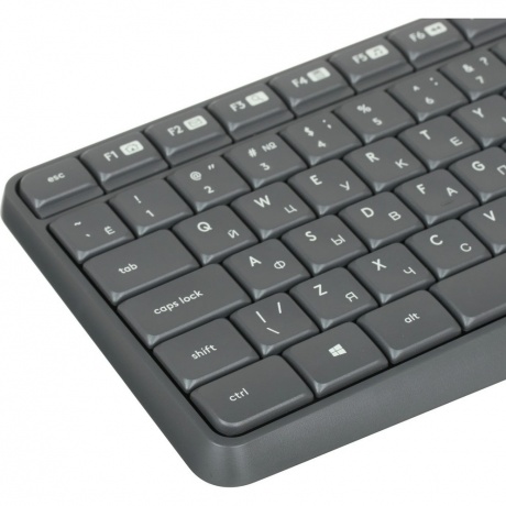 Набор клавиатура+мышь Logitech MK235 серый - фото 3