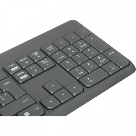 Набор клавиатура+мышь Logitech MK235 серый - фото 4