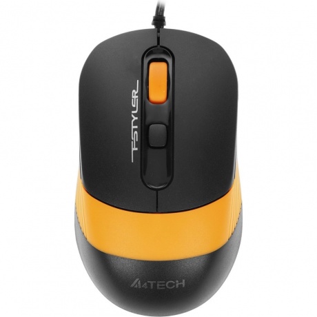 Набор клавиатура+мышь A4Tech Fstyler F1010 черный/оранжевый - фото 5