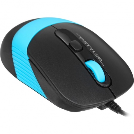 Набор клавиатура+мышь A4Tech Fstyler F1010 черный/синий - фото 4