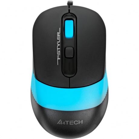 Набор клавиатура+мышь A4Tech Fstyler F1010 черный/синий - фото 5