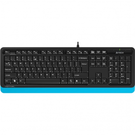 Набор клавиатура+мышь A4Tech Fstyler F1010 черный/синий - фото 8