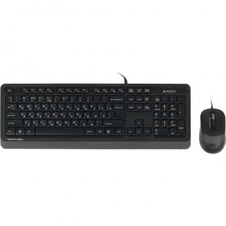 Набор клавиатура+мышь A4Tech Fstyler F1010 черный/серый