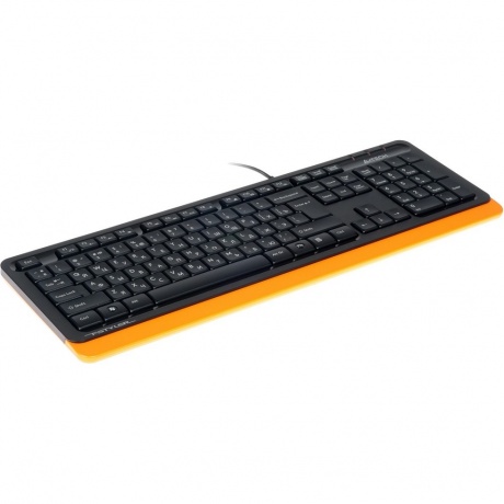 Клавиатура A4Tech Fstyler FK10 черный/оранжевый - фото 1