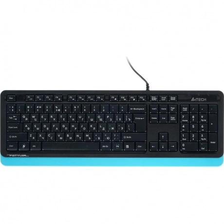 Клавиатура A4Tech Fstyler FK10 черный/синий