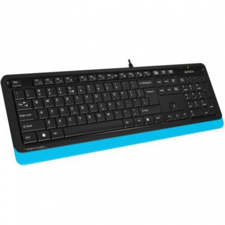 Клавиатура A4Tech Fstyler FK10 черный/синий - фото 2