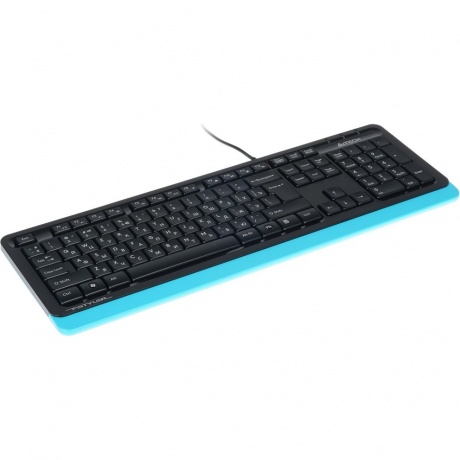 Клавиатура A4Tech Fstyler FK10 черный/синий - фото 4