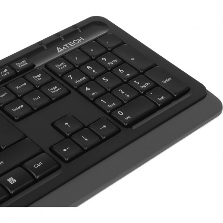 Набор клавиатура+мышь A4Tech Fstyler FG1010 черный/серый - фото 1