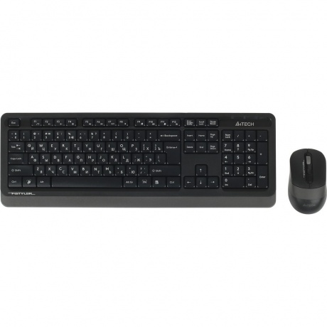 Набор клавиатура+мышь A4Tech Fstyler FG1010 черный/серый - фото 6