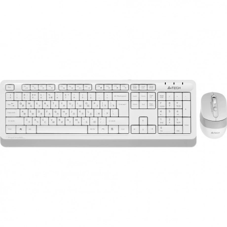 Набор клавиатура+мышь A4Tech Fstyler F1010 белый/серый