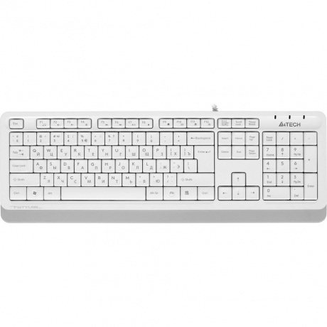 Набор клавиатура+мышь A4Tech Fstyler F1010 белый/серый - фото 2
