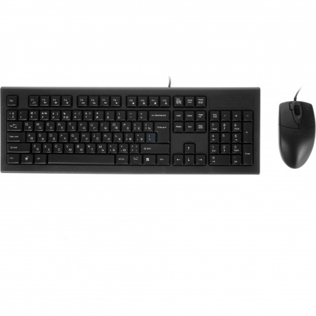 Набор клавиатура+мышь A4Tech KR-8520D черный - фото 1