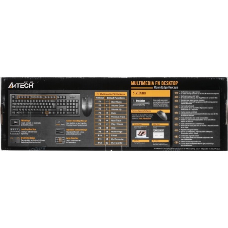 Набор клавиатура+мышь A4Tech KR-8520D черный - фото 13