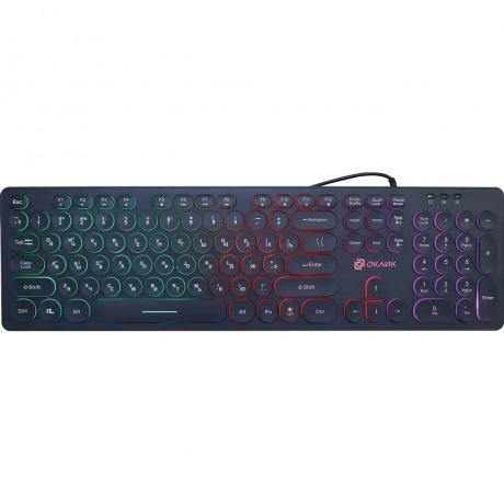 Клавиатура Oklick 420MRL черный