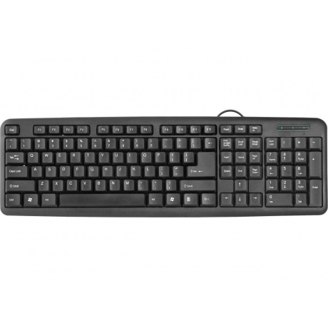 Клавиатура Defender HB-420 Black USB - фото 2
