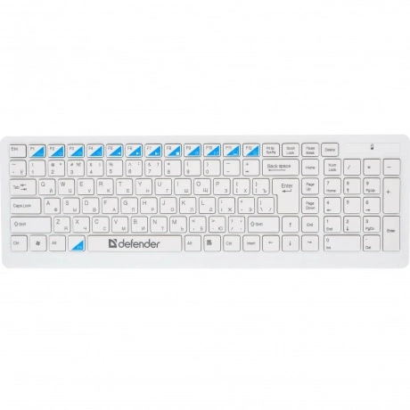 Набор клавиатура+мышь Defender Skyline 895 Nano White USB