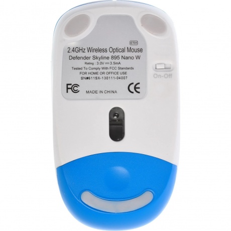Набор клавиатура+мышь Defender Skyline 895 Nano White USB - фото 8