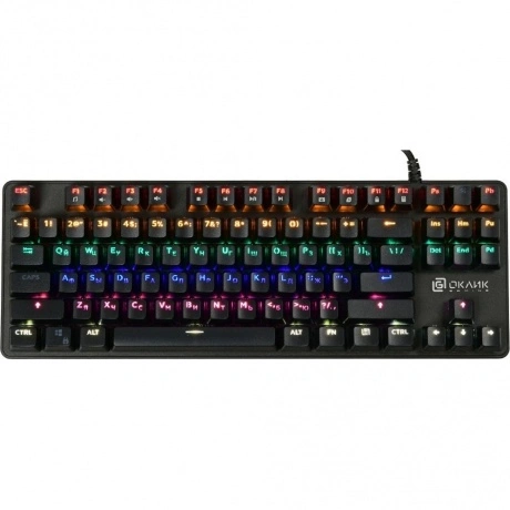 Клавиатура Oklick 969G SHOTGUN механическая черный USB Multimedi...