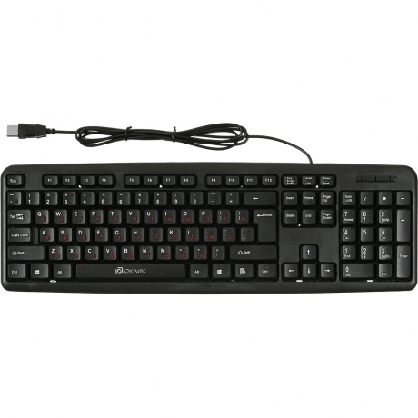 Клавиатура Oklick 90MV2 черный USB - фото 8