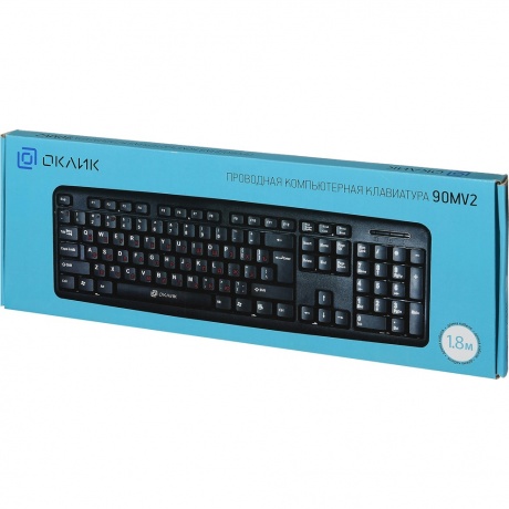 Клавиатура Oklick 90MV2 черный USB - фото 9