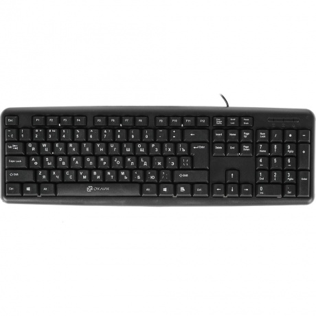 Клавиатура Oklick 180V2 черный USB - фото 1
