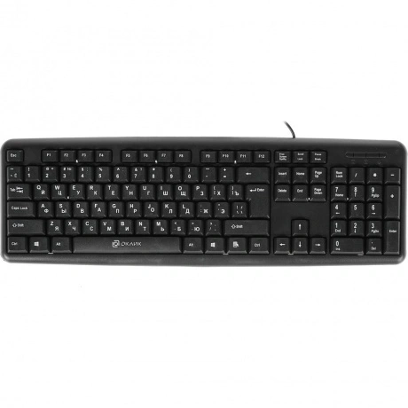 Клавиатура Oklick 180V2 черный USB