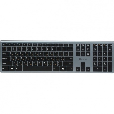 Клавиатура Oklick 890S серый