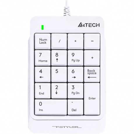Числовой блок A4Tech Fstyler FK13 белый - фото 1